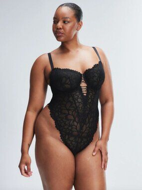 Savage X Fenty Savage Not Sorry Lace Underwire Teddy (3X)